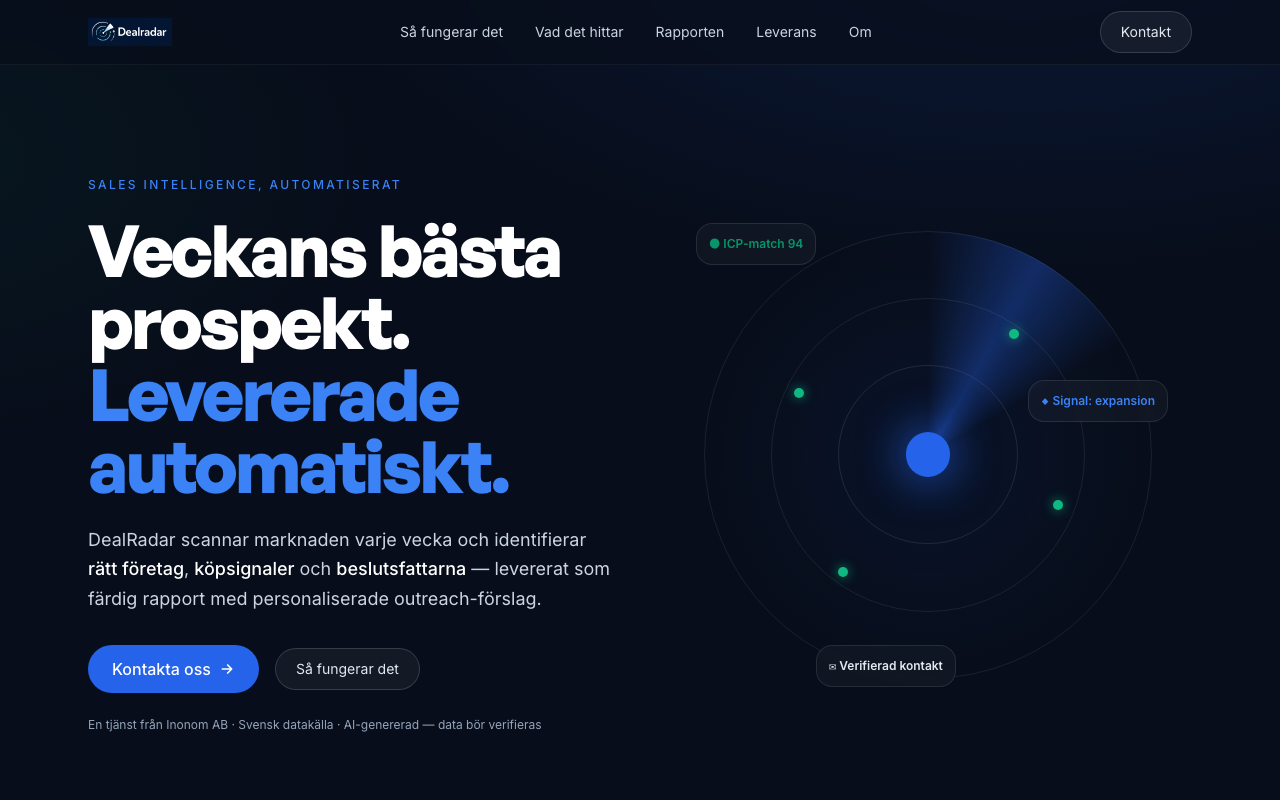 DealRadar