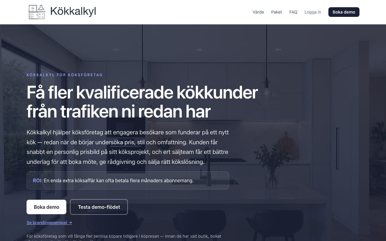 Kökkalkyl